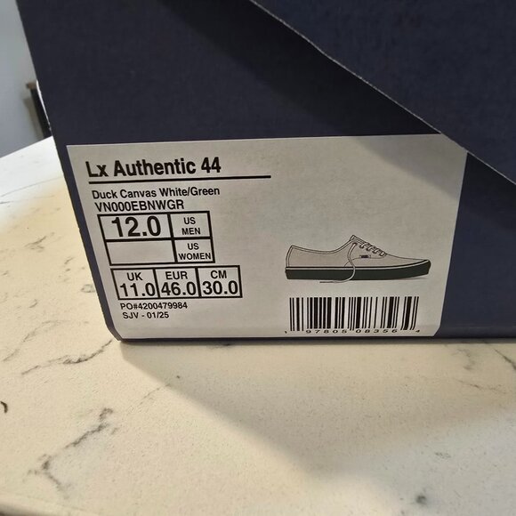 Vans Premium Duck Canvas Authentic 44 Unisex Shoes VN000EBNWGR MENS 12 NEW - Picture 9 of 14